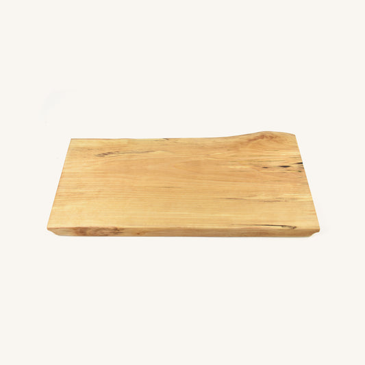 Tabla de servir de madera de abedul Live Edge