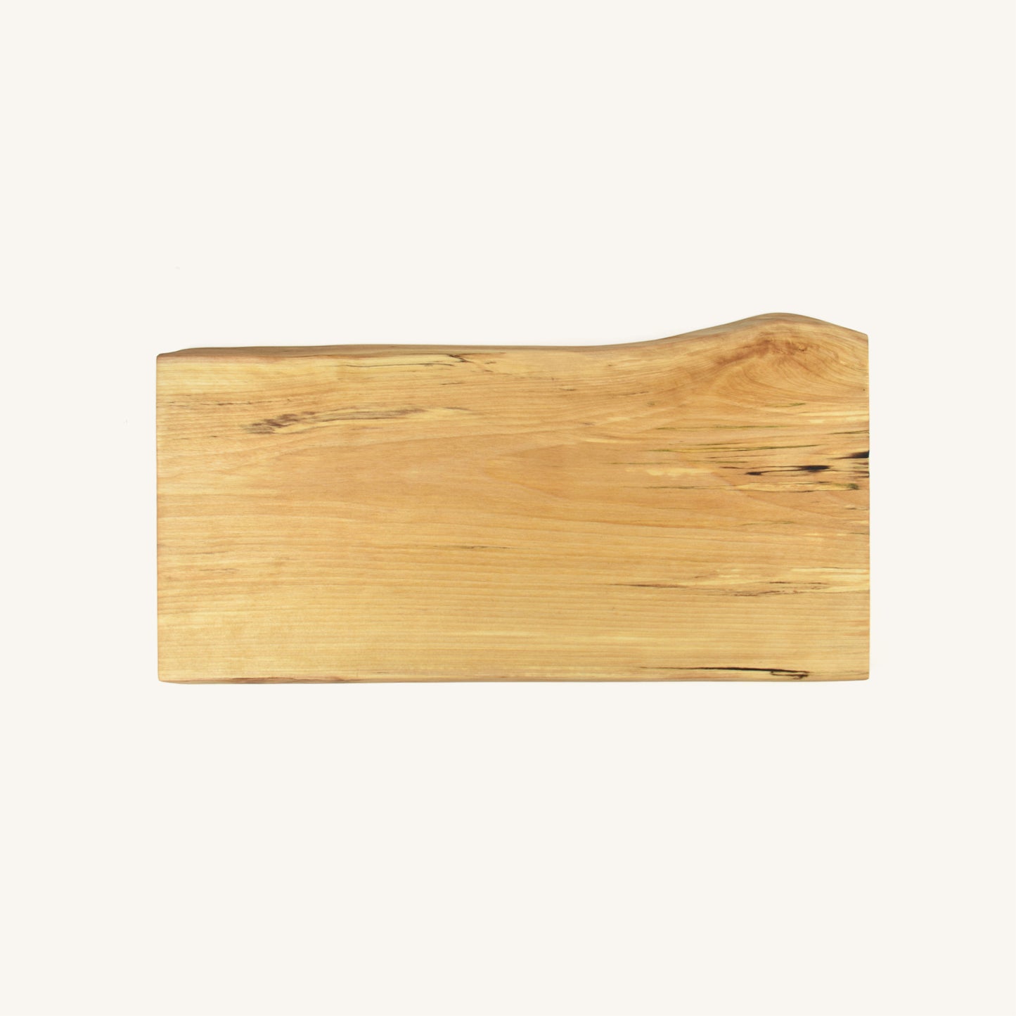 Tabla de servir de madera de abedul Live Edge