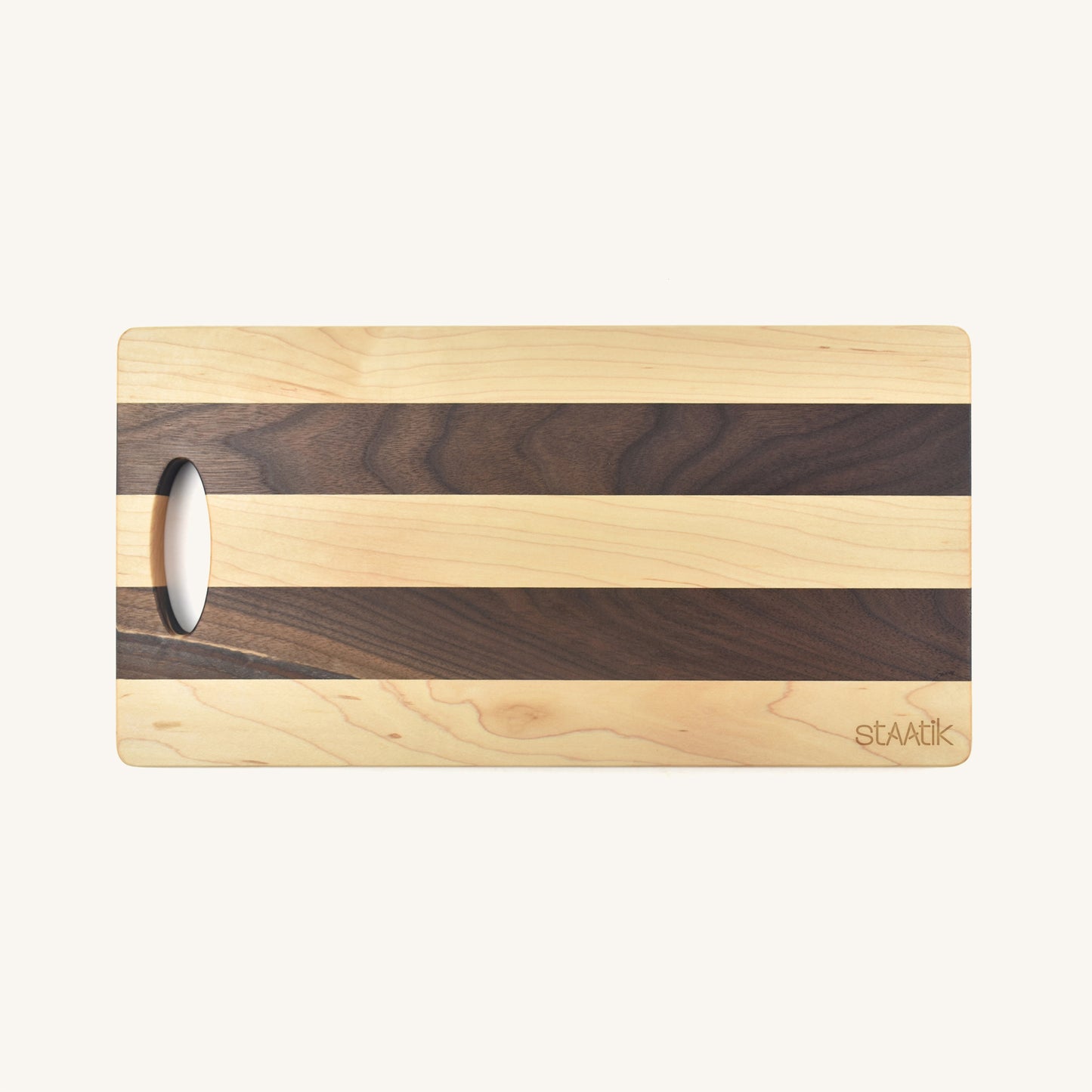 Planche à découper moyenne en érable et noyer multi-essences