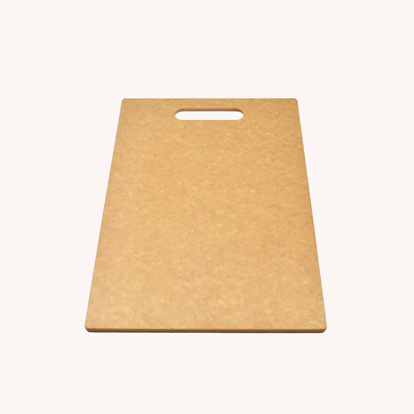 Tabla de cortar con mango apto para lavavajillas con esquinas y bordes redondeados