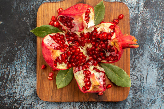 How to Cut a Pomegranate with a Cutting Board