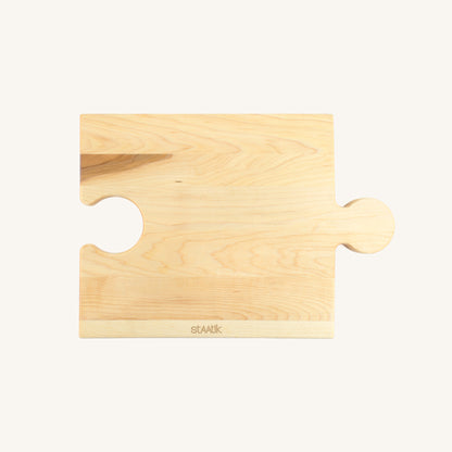 Pièce de puzzle en bois