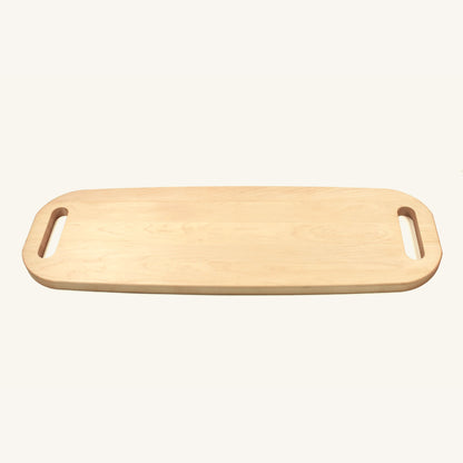 Wood Serving Tray with Handles on Both Ends