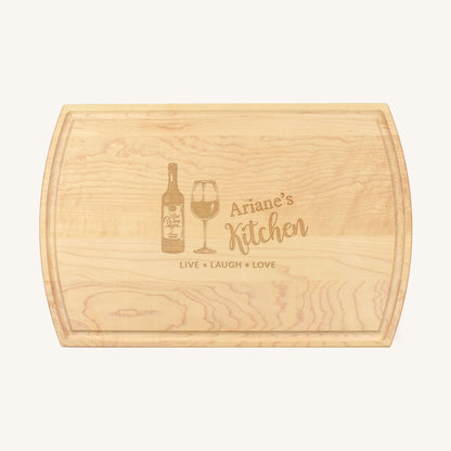 Large Wood Cutting Board With Juice Groove