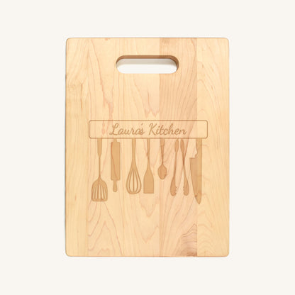 Small Handle Board with Rounded Corners and Edges