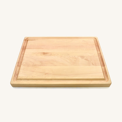 Flat Grain Butcher Board with Juice Groove