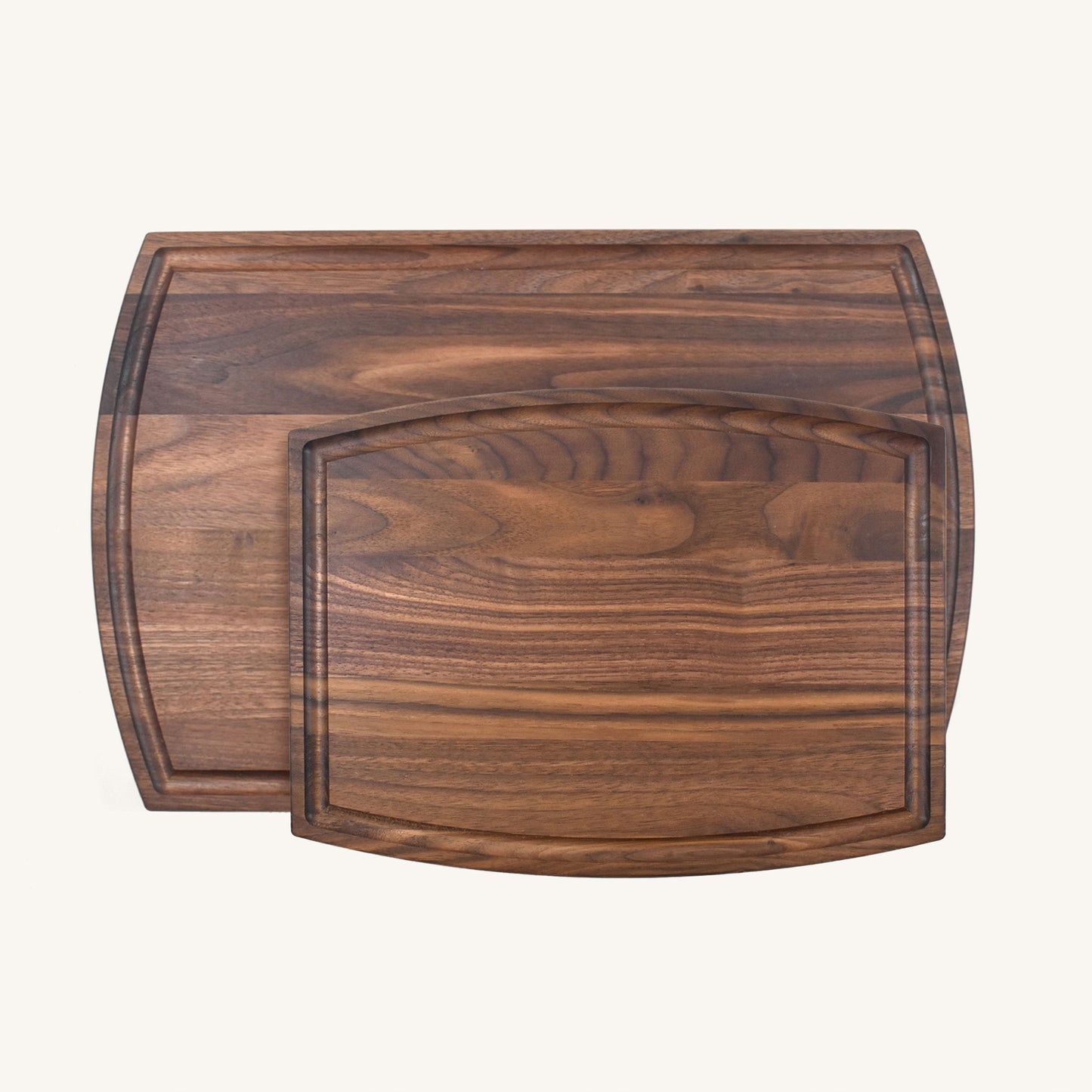 Bundle of Medium and Large Arched Wood Cutting Board
