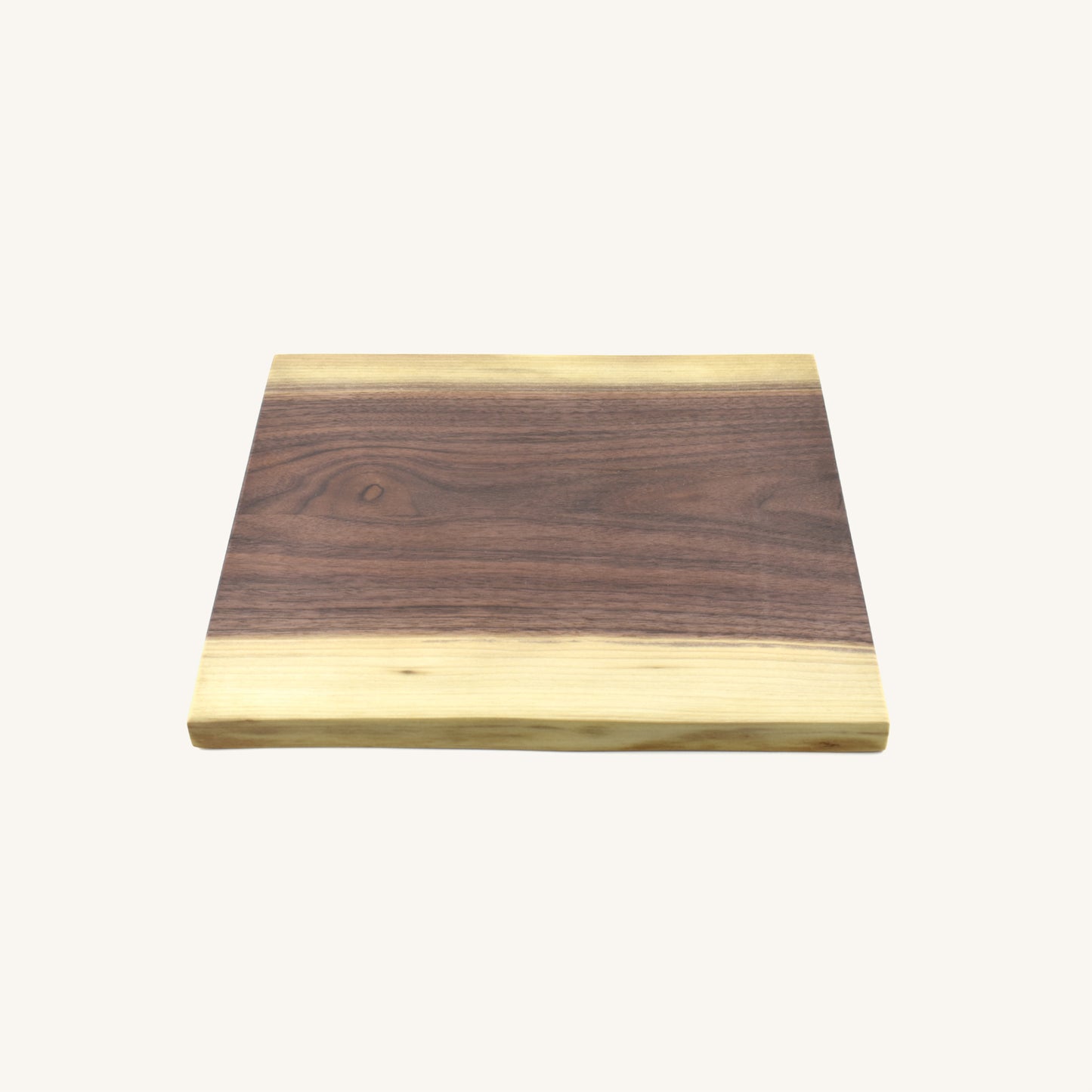 Tabla de servir rectangular de madera Live Edge pequeña