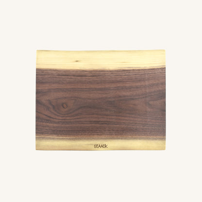 Small Live Edge Rectangular Wood Serving Board