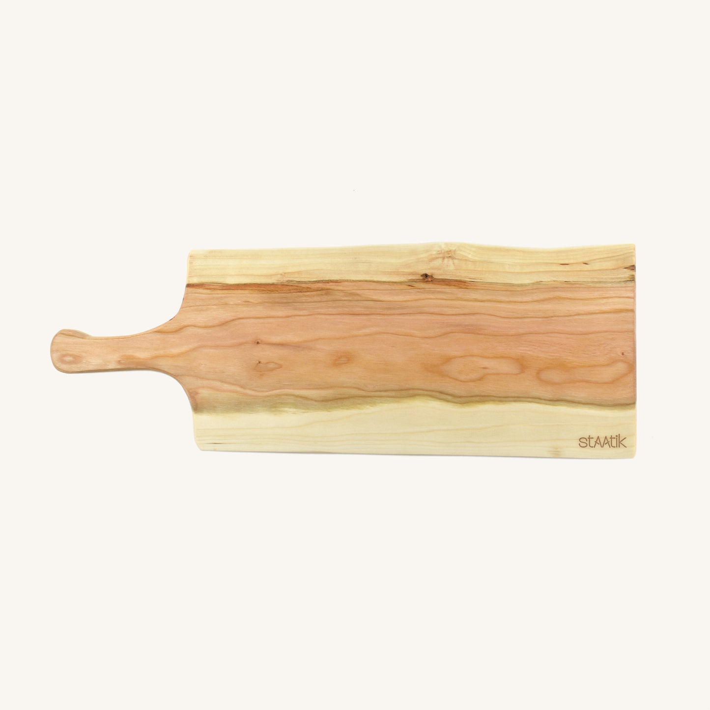 Live Edge Wood Charcuterie Board with 4" Handle