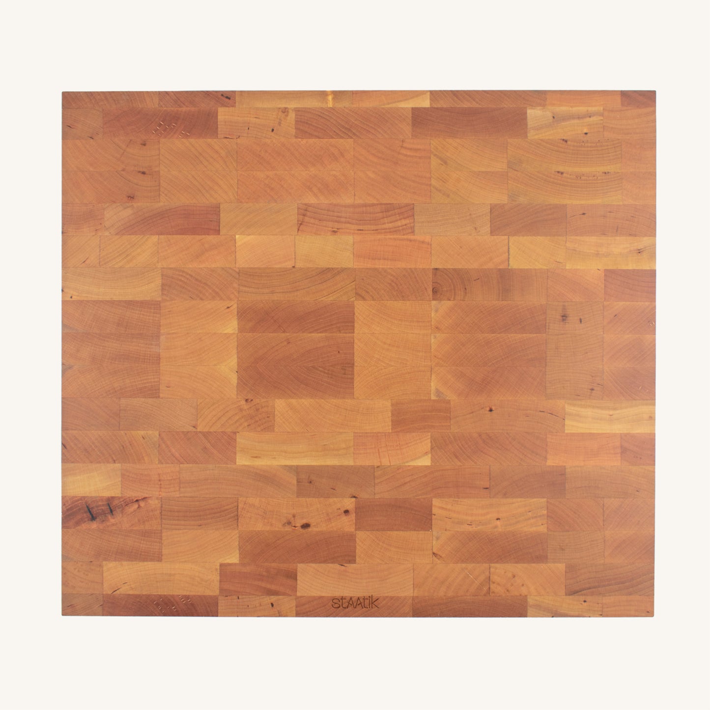 Large End Grain Butcher Block with Side Handle Indents